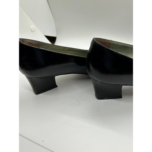 Van Eli Vintage Brown Block Heels Closed Toe Size 8M - Picture 7 of 10